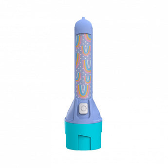 Ledlenser KidBeam4 LED Flashlight - 70 Lumens - Uses 2 x AAA - Dinosaur Green or Rainbow Purple