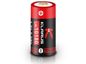 Klarus INR 10180 80mAh 3.7V Unprotected Lithium Manganese Nickel (LiNiMnCoO2) Button Top Battery
