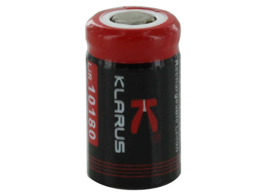 Klarus INR 10180 80mAh 3.7V Unprotected Lithium Manganese Nickel (LiNiMnCoO2) Button Top Battery