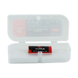 Klarus UR70 16340 700mAh 3.7V Protected Lithium Ion (Li-Ion) Button Top Battery with Micro USB Charging Port - Plastic Case