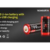 Klarus UR70 16340 - Main Slide