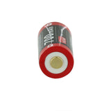 Klarus UR70 16340 700mAh 3.7V Protected Lithium Ion (Li-Ion) Button Top Battery with Micro USB Charging Port - Plastic Case