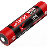 Klarus 18GT-40 18650 4000mAh 3.6V 10A Protected Lithium Ion (Li-ion) Button Top Battery