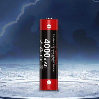 Klarus 18GT-40 18650 4000mAh 3.6V 10A Protected Lithium Ion (Li-ion) Button Top Battery