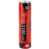 Klarus IMR 18650 3100mAh 3.6V Protected IMR Battery - Standing Shot