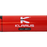 Klarus 18GT IMR 18650 3100mAh 3.6V Protected High-Drain 12A Lithium Manganese (LiMn2O4) Button Top Battery - Plastic Box