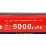 Klarus 26650 Li-Ion Battery - Side Shot