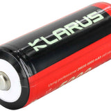 Klarus 26650 5000mAh 3.7V Protected Lithium Ion (Li-ion) Button Top Battery - Plastic Box