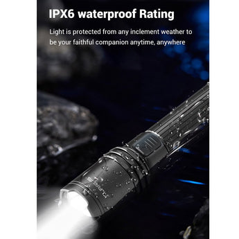 Klars A1 Pro USB-C Rechargeable LED Flashlight - CREE XP-L2 - 1300 Lumens - Includes 1 x 18650