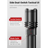 Klars A1 Pro USB-C Rechargeable LED Flashlight - CREE XP-L2 - 1300 Lumens - Includes 1 x 18650