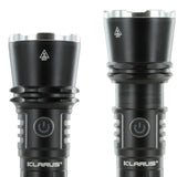 Klarus A3 USB-C Rechargeable Zoomable LED Flashlight - 2200 Lumens - Includes 1 x 21700