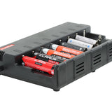 klarus c8 charger with batteries laying flat