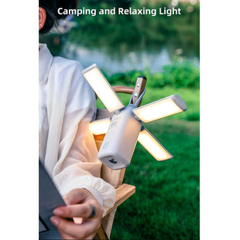 Klarus CL2 USB-C Rechargeable LED Lantern - 750 Lumens - Uses Built-in 10400mAh Li-ion Battery Pack - Light Grey, Ivory White, Lake Green, and Jungle Green Colors