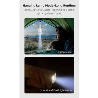 Klarus CL2 USB-C Rechargeable LED Lantern - 750 Lumens - Uses Built-in 10400mAh Li-ion Battery Pack - Light Grey, Ivory White, Lake Green, and Jungle Green Colors