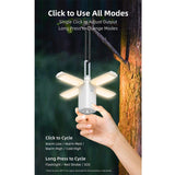 Klarus CL2 USB-C Rechargeable LED Lantern - 750 Lumens - Uses Built-in 10400mAh Li-ion Battery Pack - Light Grey, Ivory White, Lake Green, and Jungle Green Colors