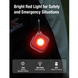 Klarus CL5 USB-C Rechargeable LED Micro Lantern - 650 Lumens - Uses Built-in 1200mAh Li-ion Battery Pack - Black or White