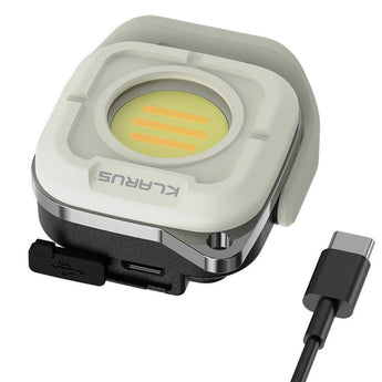 Klarus CL5 USB-C Rechargeable LED Micro Lantern - 650 Lumens - Uses Built-in 1200mAh Li-ion Battery Pack - Black or White