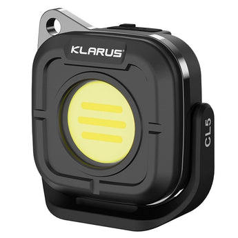Klarus CL5 USB-C Rechargeable LED Micro Lantern - 650 Lumens - Uses Built-in 1200mAh Li-ion Battery Pack - Black or White
