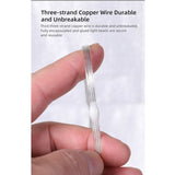 Klarus CL6 LED String Lights - 10 meters - Warm White - Powered by a USB Source