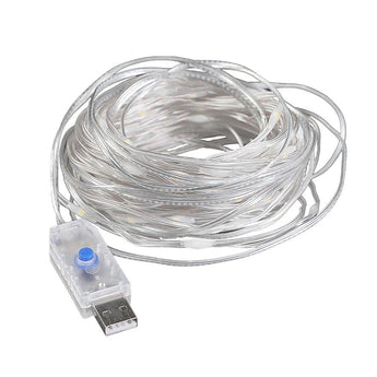 Klarus CL6 LED String Lights - 10 meters - Warm White - Powered by a USB Source