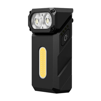 Klarus E8 Rechargeable Swivel-Head EDC Flashlight - 1000 Lumens - 2 x Samsung LH351 - Uses Built-in 1000mAh Li-ion Battery Pack - Multiple Color Options