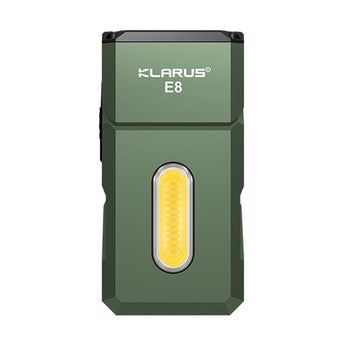 Klarus E8 Rechargeable Swivel-Head EDC Flashlight - 1000 Lumens - 2 x Samsung LH351 - Uses Built-in 1000mAh Li-ion Battery Pack - Multiple Color Options