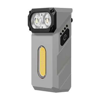 Klarus E8 Rechargeable Swivel-Head EDC Flashlight - 1000 Lumens - 2 x Samsung LH351 - Uses Built-in 1000mAh Li-ion Battery Pack - Multiple Color Options