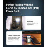 Klarus E8 Rechargeable Swivel-Head EDC Flashlight - 1000 Lumens - 2 x Samsung LH351 - Uses Built-in 1000mAh Li-ion Battery Pack - Multiple Color Options