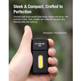 Klarus E8 Rechargeable Swivel-Head EDC Flashlight - 1000 Lumens - 2 x Samsung LH351 - Uses Built-in 1000mAh Li-ion Battery Pack - Multiple Color Options