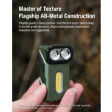 Klarus E8 Rechargeable Swivel-Head EDC Flashlight - 1000 Lumens - 2 x Samsung LH351 - Uses Built-in 1000mAh Li-ion Battery Pack - Multiple Color Options