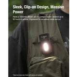 Klarus E8 Rechargeable Swivel-Head EDC Flashlight - 1000 Lumens - 2 x Samsung LH351 - Uses Built-in 1000mAh Li-ion Battery Pack - Multiple Color Options