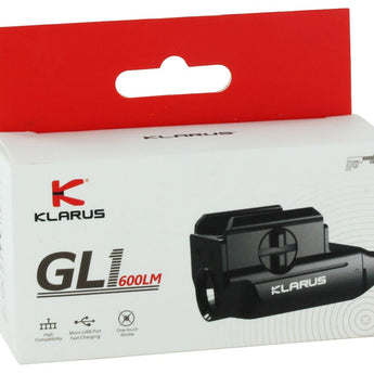 Klarus GL1 Mini LED Rechargeable Weapon Light - 600 Lumens - Uses Built-In Li-Poly Battery Pack