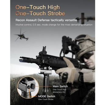 Klarus GL5 LED Weapon Light - CREE XP-L2 HD V6 - 1200 Lumens - Includes 2 x CR123A