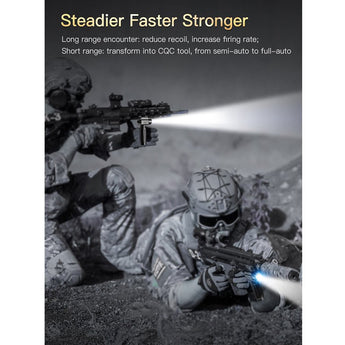 Klarus GL5 LED Weapon Light - CREE XP-L2 HD V6 - 1200 Lumens - Includes 2 x CR123A