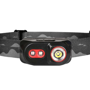 Klarus H1A-PL Lightweight LED headlamp - CREE XP-G3 S5 - 350 Lumens - Includes 1 x 14500 - Blue