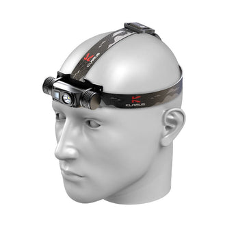klarus hl1 headlamp with lamp detached