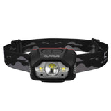 Klarus HM1 Smart-Sensing Rechargeable LED Headlamp - CREE XPG-3 - 440 Lumens - Uses Built-In 1800mAh Li-ion Battery Pack - Red, Blue, or Grey