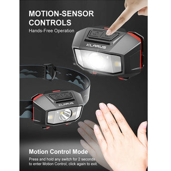 Klarus HM2 Motion Controlled LED Headlamp - CREE XPG-3 - 270 Lumens - Uses 3 x AAA
