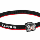 Klarus HM3 Super Lightweight Rechargeable LED Headlamp - 670 Lumens - Uses Built-in 200mAh Li-ion Battery Pack - Black or Red