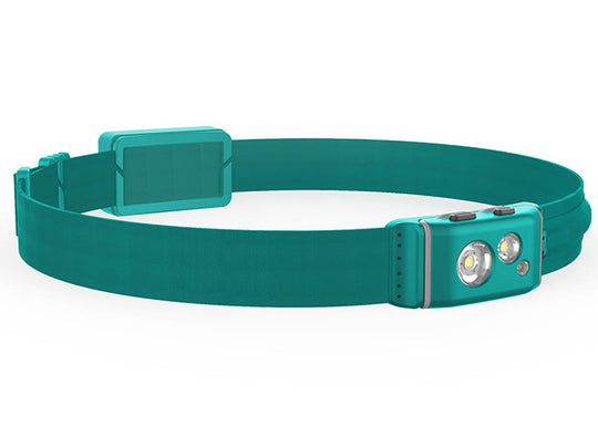 Klarus HR1 Plus Rechargeable Running Headlamp - CREE XP-G2 - 600 Lumens - Includes 2000mAh Li-ion Battery Pack - Ocean Teal