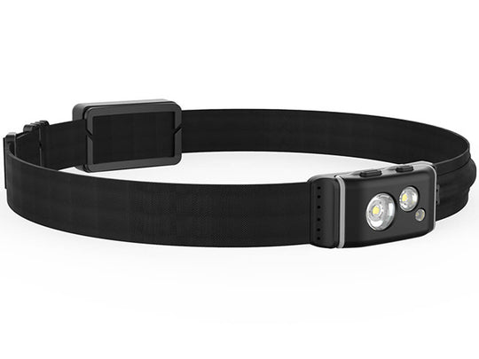 Klarus HR1 Pro Rechargeable Running Headlamp - CREE XP-G2 - 400 Lumens - Includes 1200mAh Li-ion Battery Pack - Black
