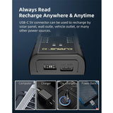 Klarus K2 2-bay USB Smart Charger with LED Indicator for Li-ion, NiMh and NiCd Batteries