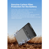 Klarus K5 10000mAh Waterproof Power Bank - Dual USB Ports - Carbon Fiber Build with Digital Screen