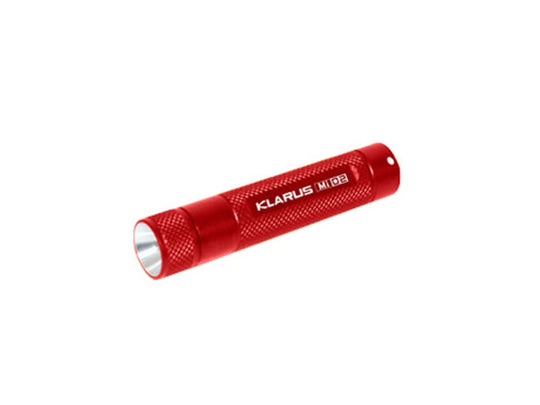 Klarus Mi02 LED Flashlight - Nichia White Light GS - 13 Lumens - Includes 1 x AAA - Red