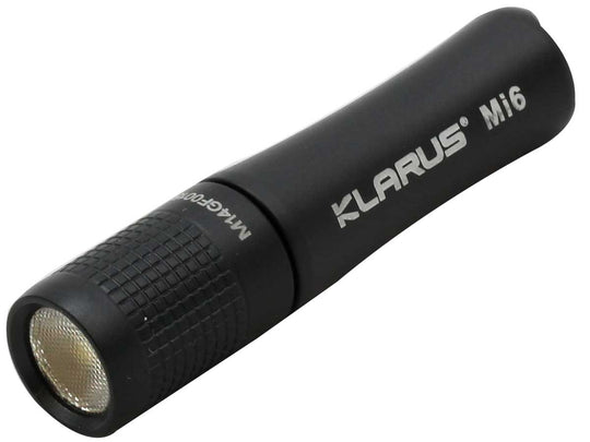 Klarus Mi6 Keychain Flashlight - CREE XP-G3 LED - 120 Lumens - Includes 1 x AAA - Black