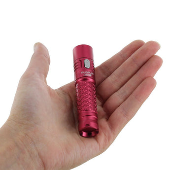 Klarus Mi7 Mini-Might EDC Flashlight - CREE XP-L HI V3 LED - 700 Lumens - Uses 1 x AA (Included) or 1 x 14500 - Red