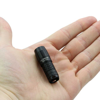 Klarus Mini One Micro-USB Rechargeable LED Key-Chain Flashlight - CREE XP-G3 - 130 Lumens - Includes 1 x 10180 - Black