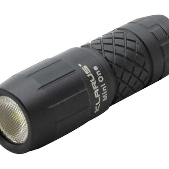 Klarus Mini One Micro-USB Rechargeable LED Key-Chain Flashlight - CREE XP-G3 - 130 Lumens - Includes 1 x 10180 - Black