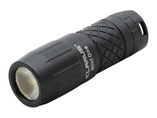 Klarus Mini One Micro-USB Rechargeable LED Key-Chain Flashlight - CREE XP-G3 - 130 Lumens - Includes 1 x 10180 - Black