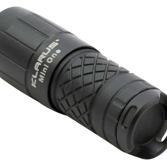 Klarus Mini One Micro-USB Rechargeable LED Key-Chain Flashlight - CREE XP-G3 - 130 Lumens - Includes 1 x 10180 - Black